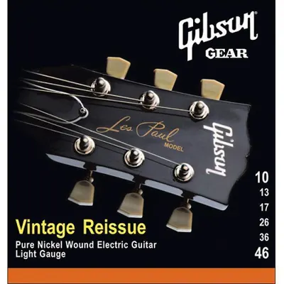 Gibson 일렉기타 스트링 Vintage Reissue Light [SEG-VR10] (010-046)