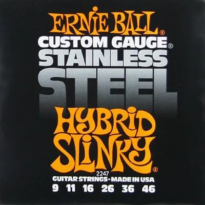 Ernie Ball 어니볼 일렉기타줄 Stainless Steel Hybrid Slinky [2247] (009-046)