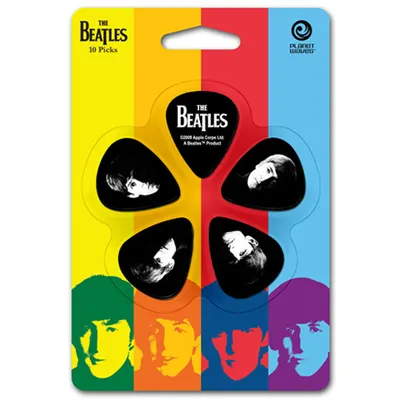 Planet Waves 피크 Beatles Meet The Beatles Thin [1BK2-10B2] 10Pack