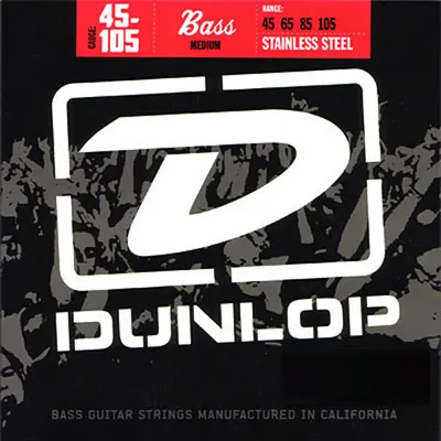 Dunlop 베이스기타 스트링 Stainless Steel Medium [DBS2014] (045-105)