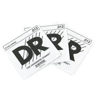 디알 DR 통기타줄 플레인 싱글 스트링 012 낱선 낱줄 3Pack