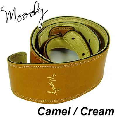 Moody 스트랩 Leather/Suede 2.5인치 [Standard Size] Camel/Cream