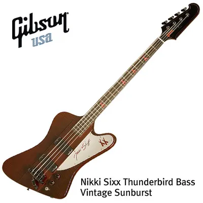 Gibson USA Nikki Sixx Tbird Bass Black Cherry (BAN2BCBC1)