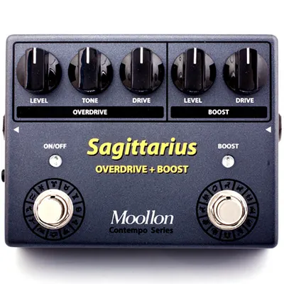 Moollon Contempo Series Effects  SAGITTARIUS  Overdrive+Boost