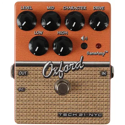 Tech 21 이펙터 Oxford Version 2 (Character Series) 오렌지 앰프&Vintage 30 타입 (기타 베이스 모두 사용 가능)