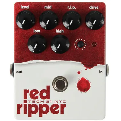 Tech 21 Red Ripper-Bass Fuzz Distortion 레드리퍼 궁극의 Rip 컨트롤!