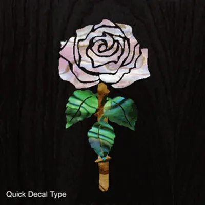 인레이 스티커 Inlay Stickers Headstock Rose Headstock of Rossane Cash No.96