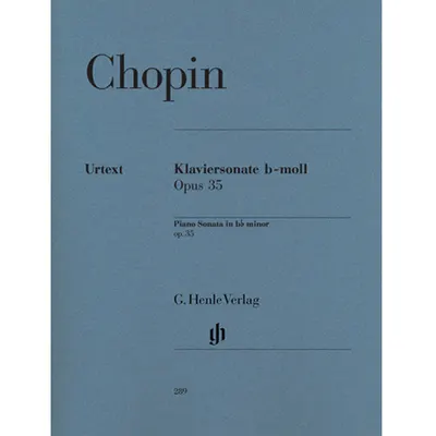Henle Verlag Chopin - Piano Sonata b flat minor op. 35 [HN289]