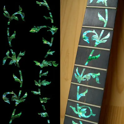 인레이 스티커 Inlay Stickers Fretmark Tree of life Abalone Green No.12