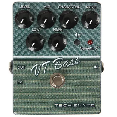 Tech 21 VT Bass Version2 (Character Series) Ampeg&SVT 810타입 기타 베이스 모두 사용가능