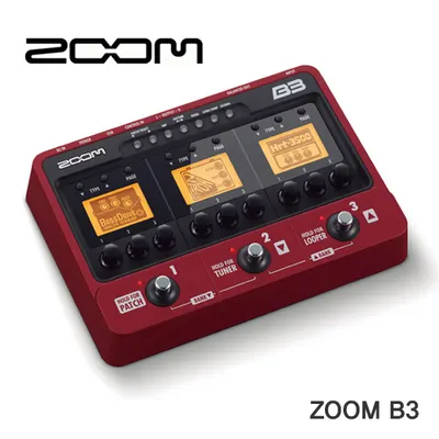 ZOOM 베이스 멀티이펙터 B3